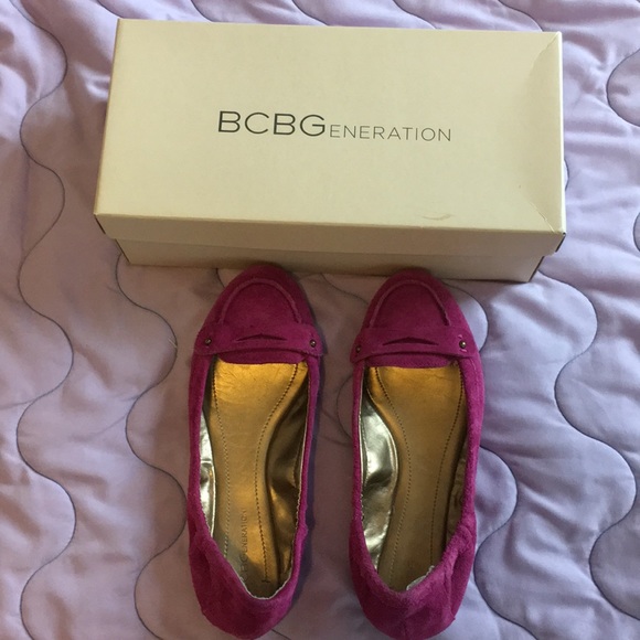 BCBGeneration Magenta Flats - Picture 2 of 7